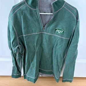 Tommy Bahama Green Zip-Up Sweater